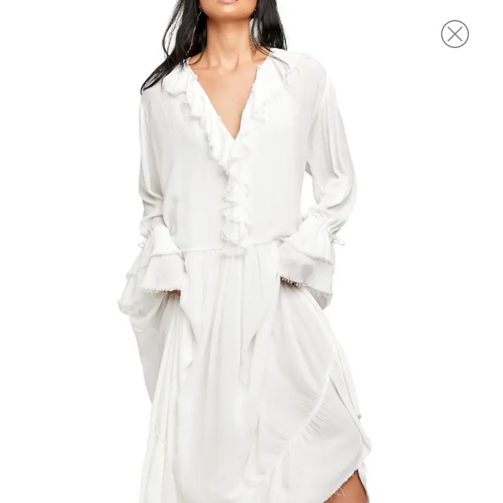 Free people white sweet darlin dress XL